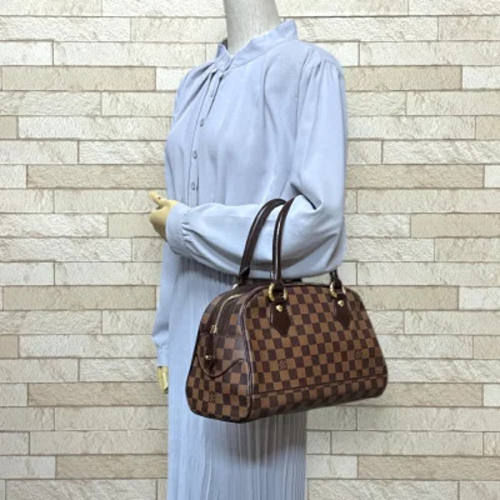 Louis Vuitton Damier Brown Canvas Duomo Handbag